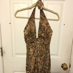 Sequenced Cheetah Dress